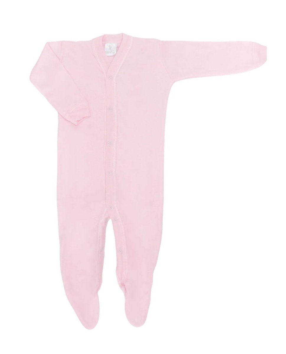 Enterito Liso Manga Larga Con Pie.