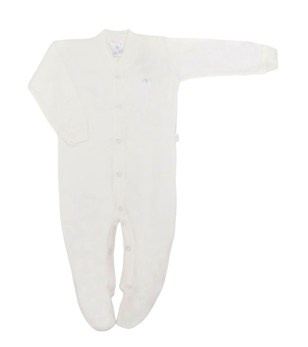 Enterito Liso Manga Larga Con Pie.