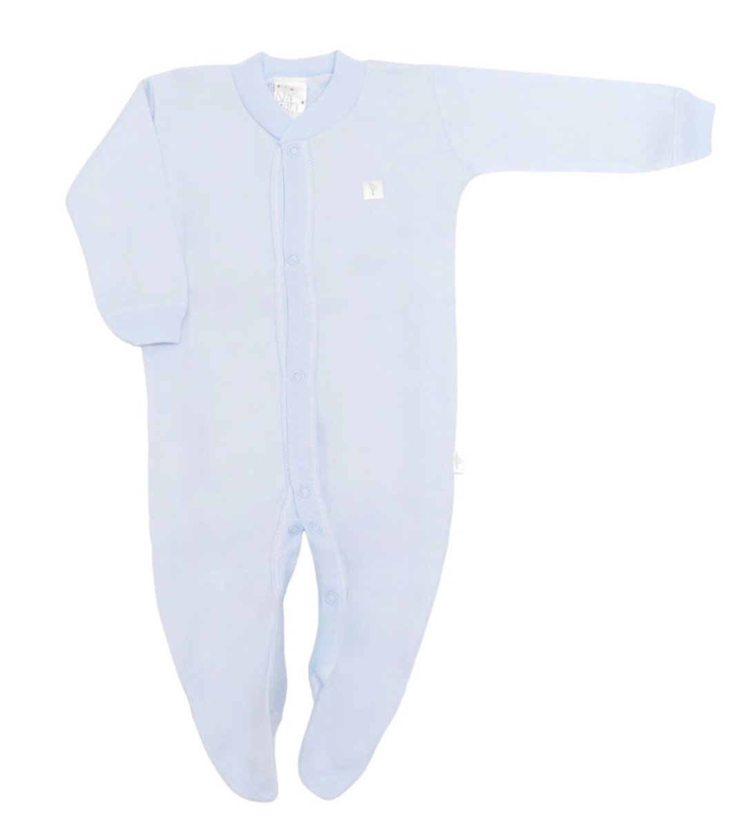 Enterito Liso Manga Larga Con Pie.