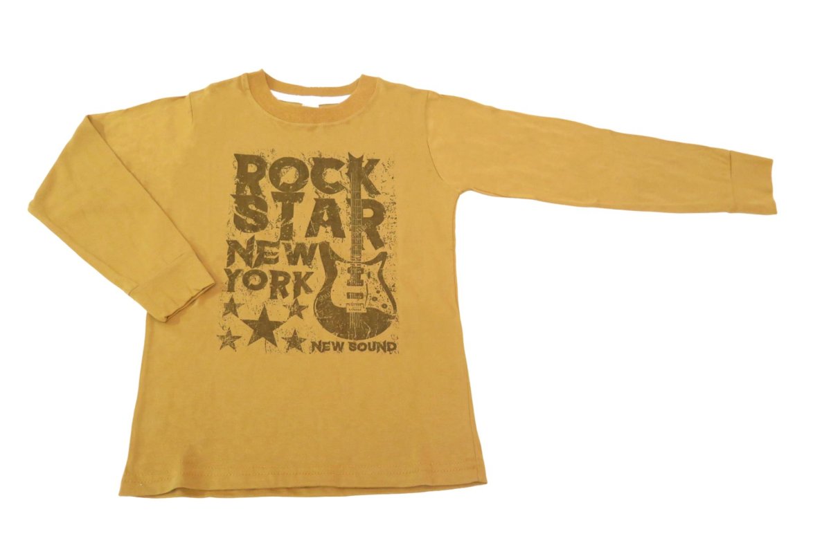 Remera Manga Larga Varon Con Estampado