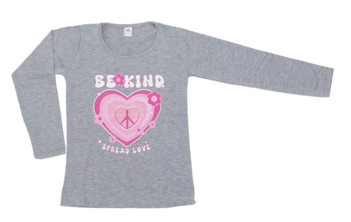 Remera Manga larga Con Estampado Modal Nena