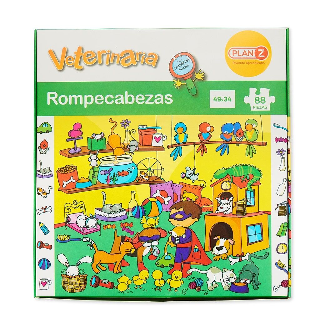 Puzzle Rompecabezas Veterinaria - 88 Piezas