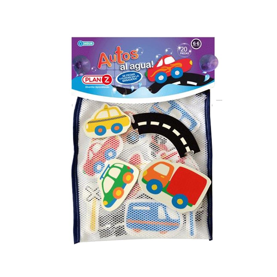 Autos Al Agua - Figuras Para El Agua - 20 Piezas
