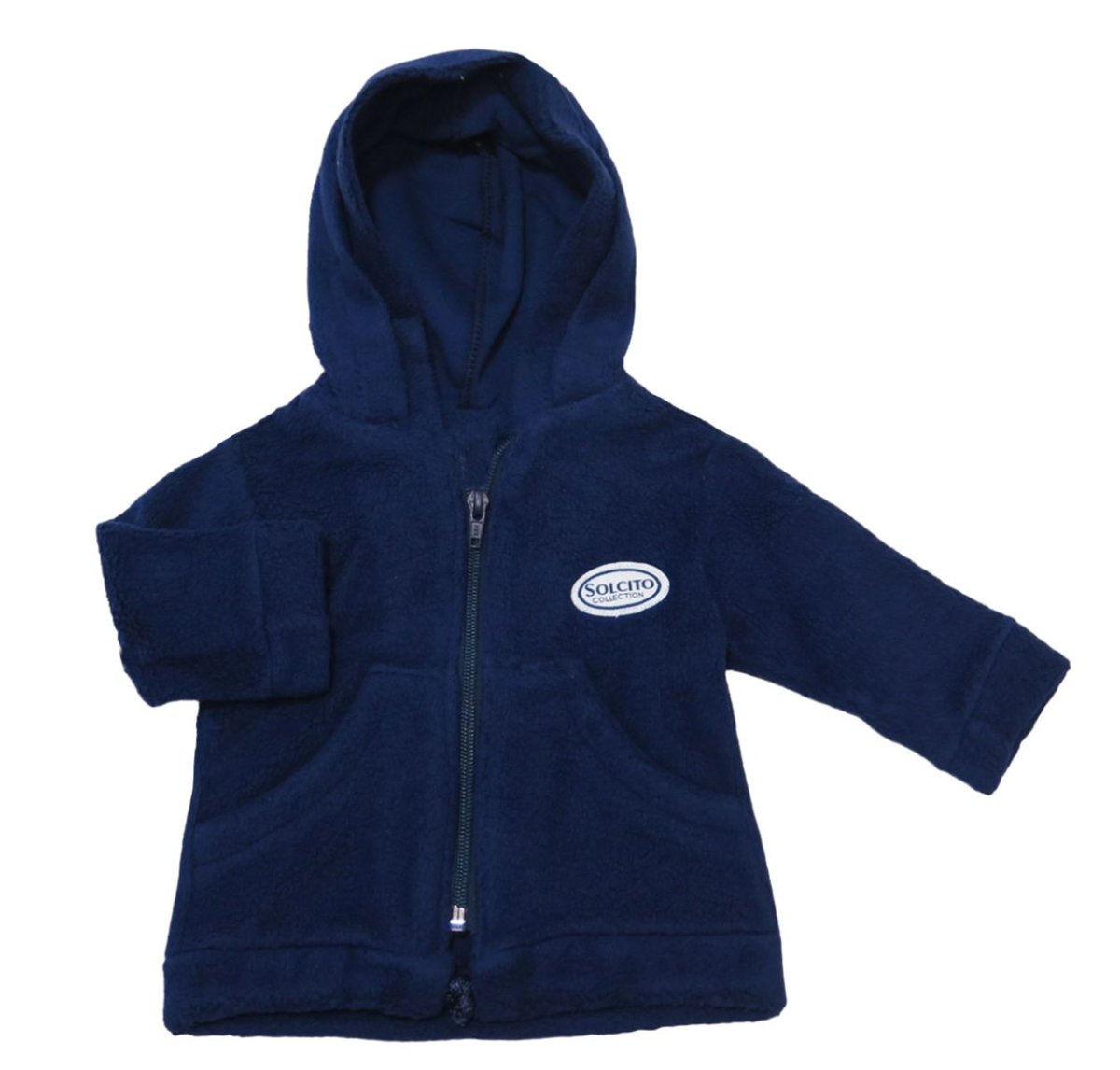 Campera polar con capucha