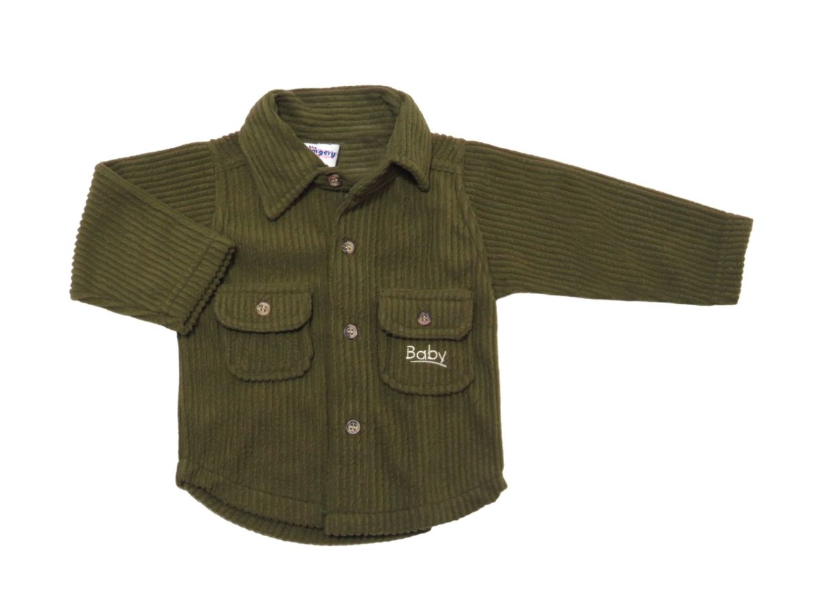 Camisa Manga Larga Corderoy Baston largo