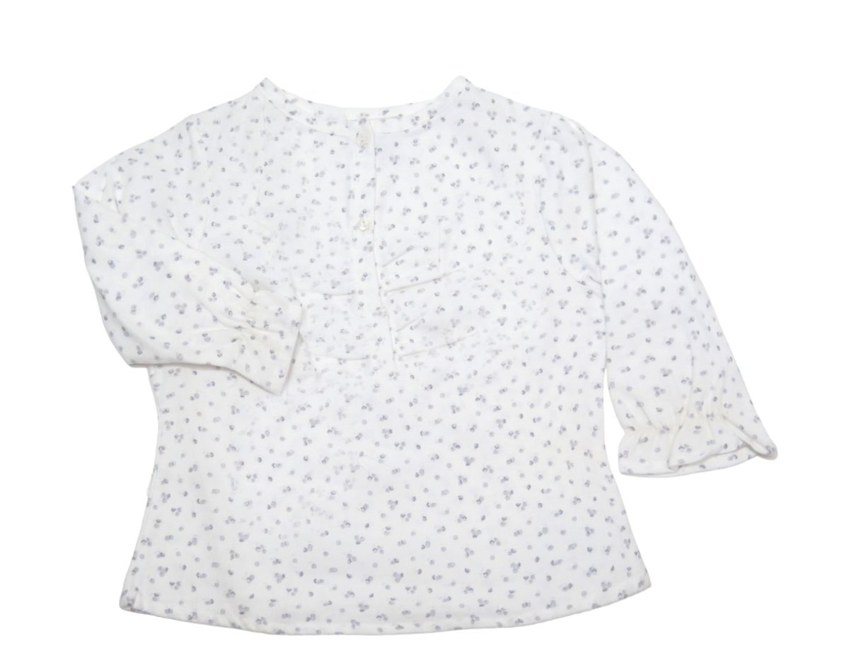 Blusa Viyela con florcitas