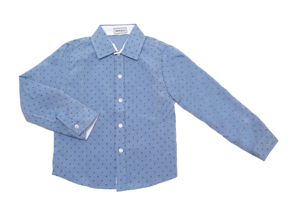 Camisa de Vestir Manga Larga con detalles