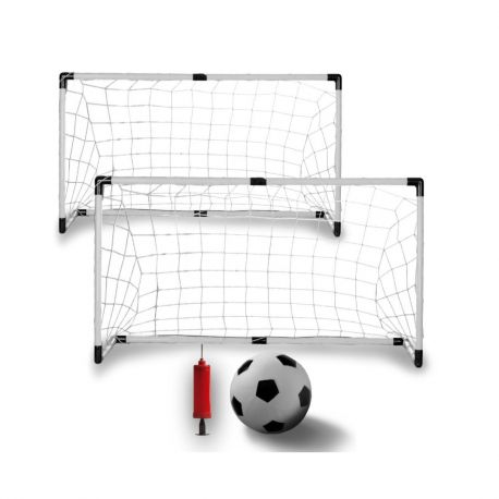 Set 2 Arcos de Futbol + Pelota + Inflador - RAVE