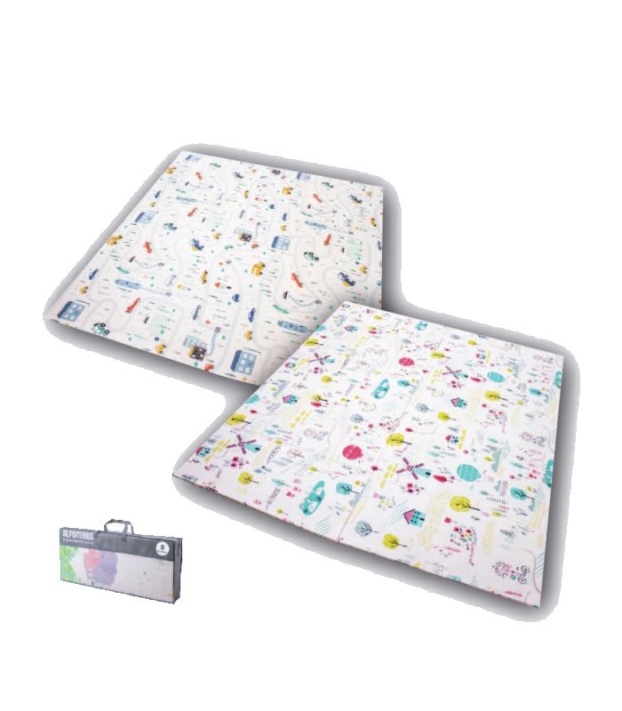 Alfombra Antigolpes Plegable Infantil Reversible 196Cm X 180Cm