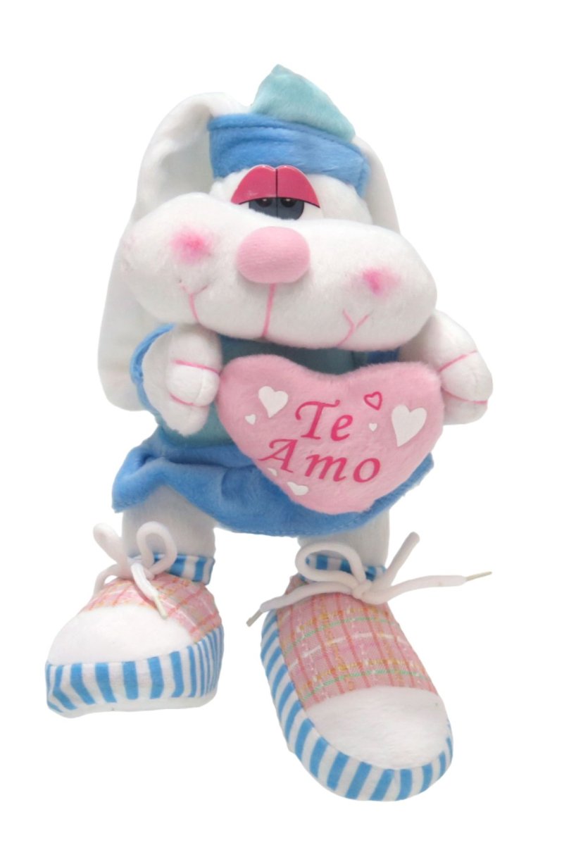 Peluche Conejo con corazon "Te Amo" con sopapa