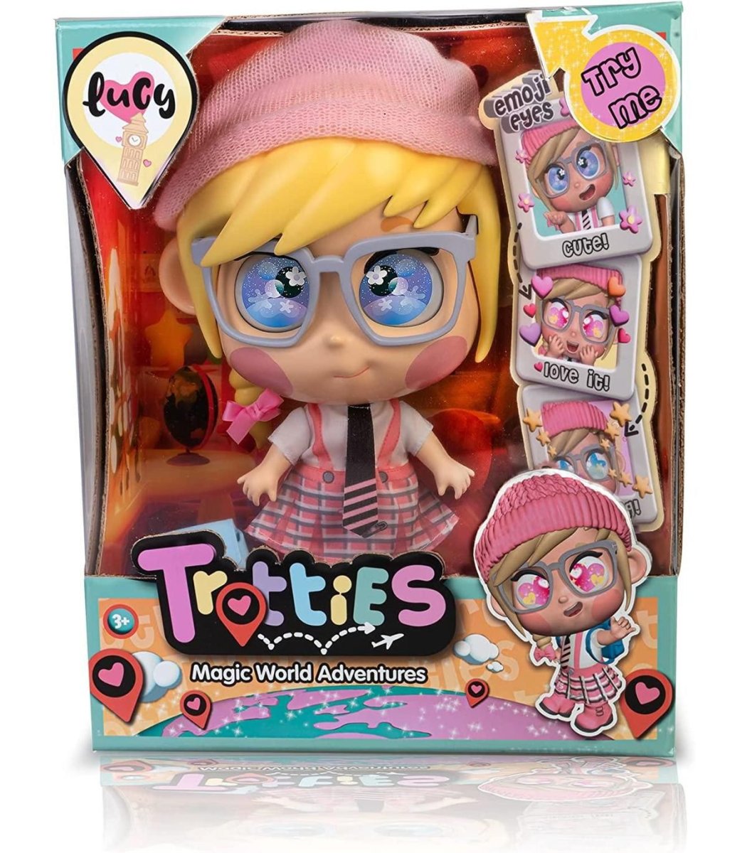 Muñeca Trotties Lucy - Ojos Emoji