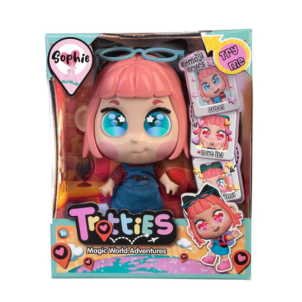 Muñeca Trotties Sophie - Ojos Emoji