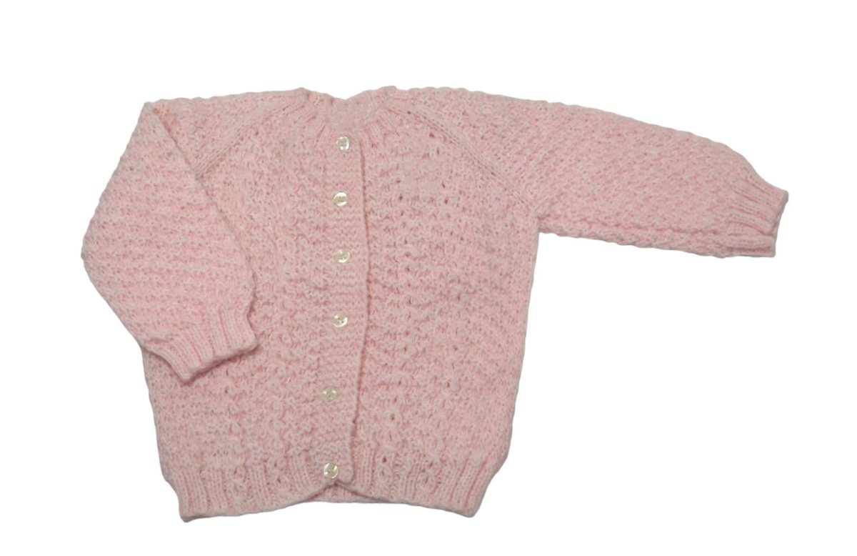 Saco Tejido A Mano Punto 8