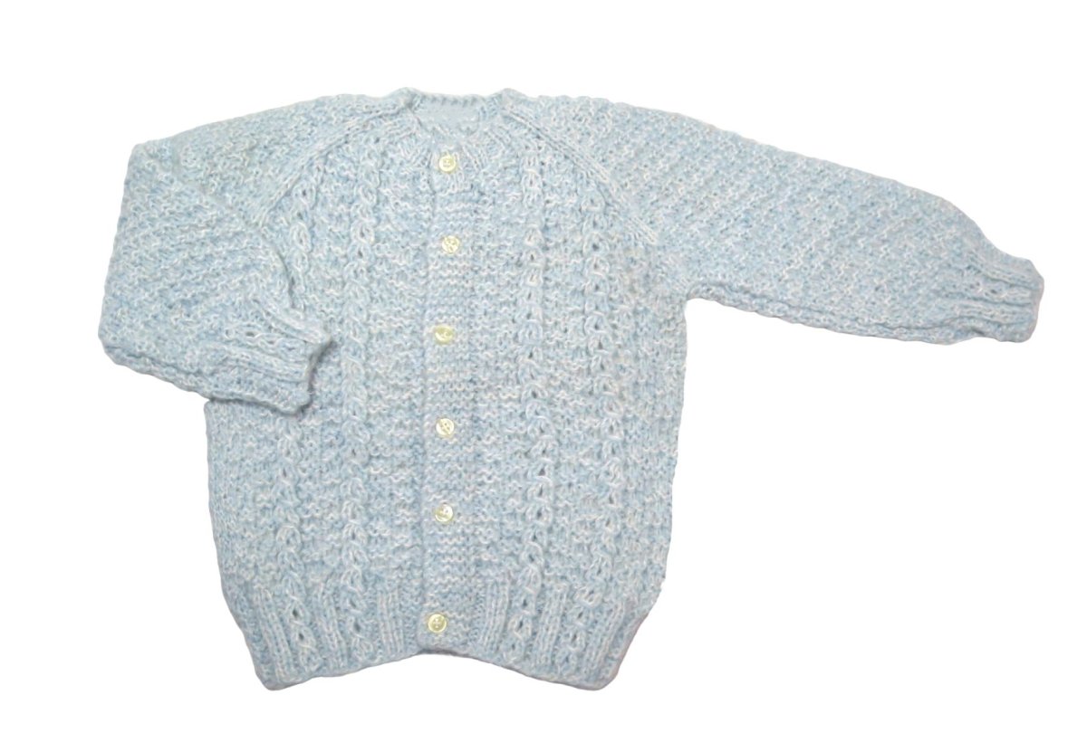 Saco Tejido A Mano Punto 8