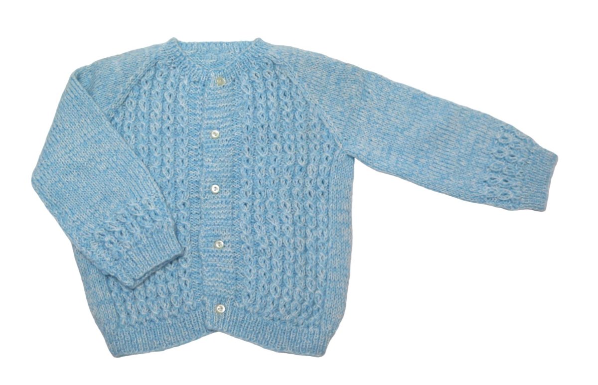 Saco Tejido A Mano Punto 8