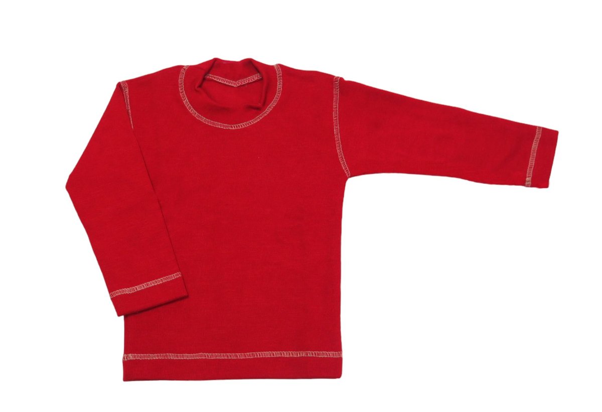 Remera Manga Larga Lisa Algodon Doble