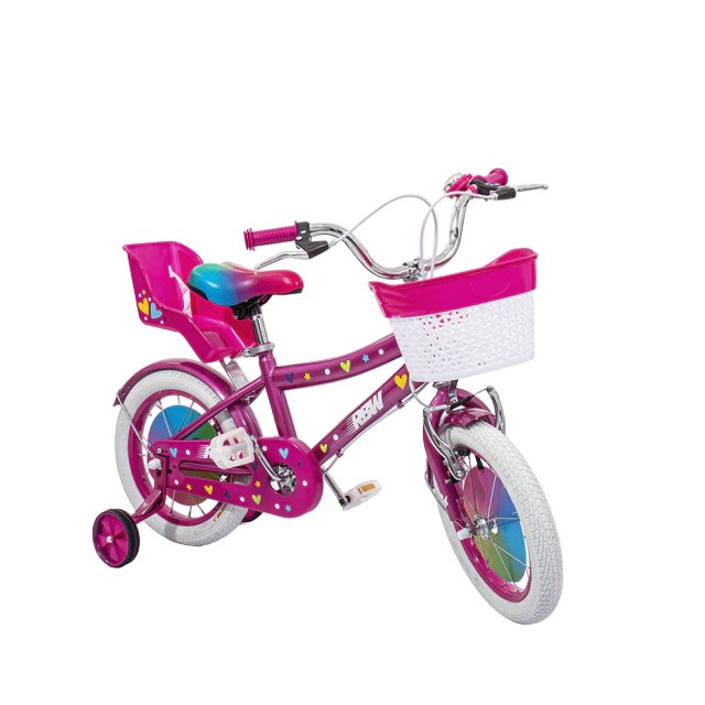 Bicicleta Rodado 14 Con Canasto