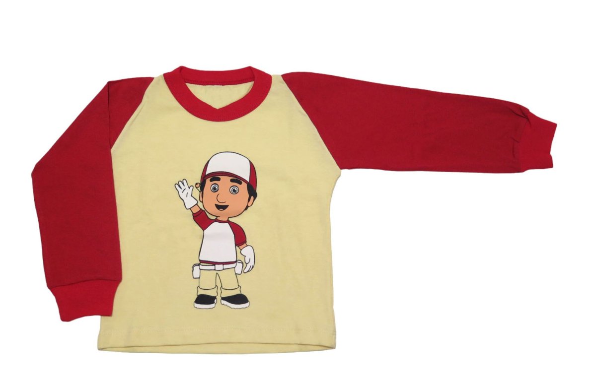 Remera Mangas Largas Personaje - Manny a la obra