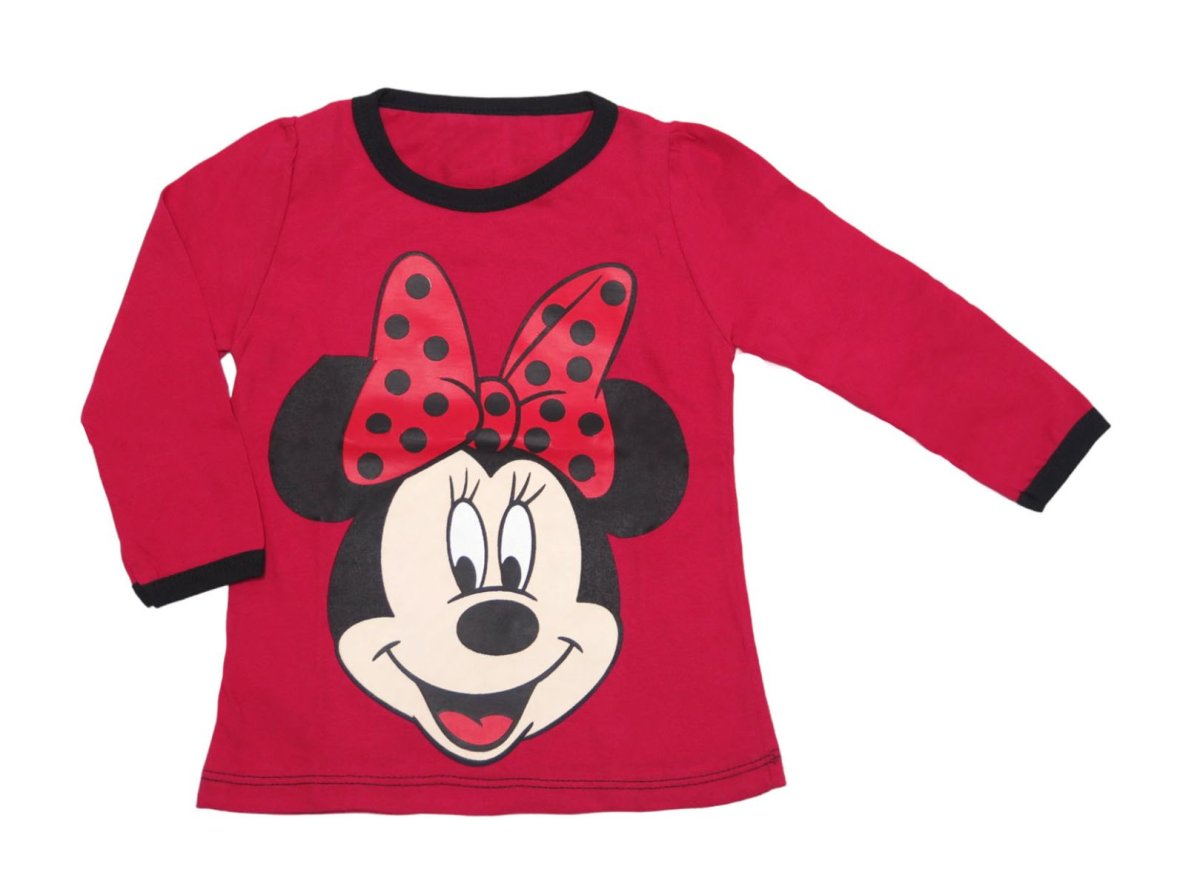 Remera Personajes Manga Larga Minnie