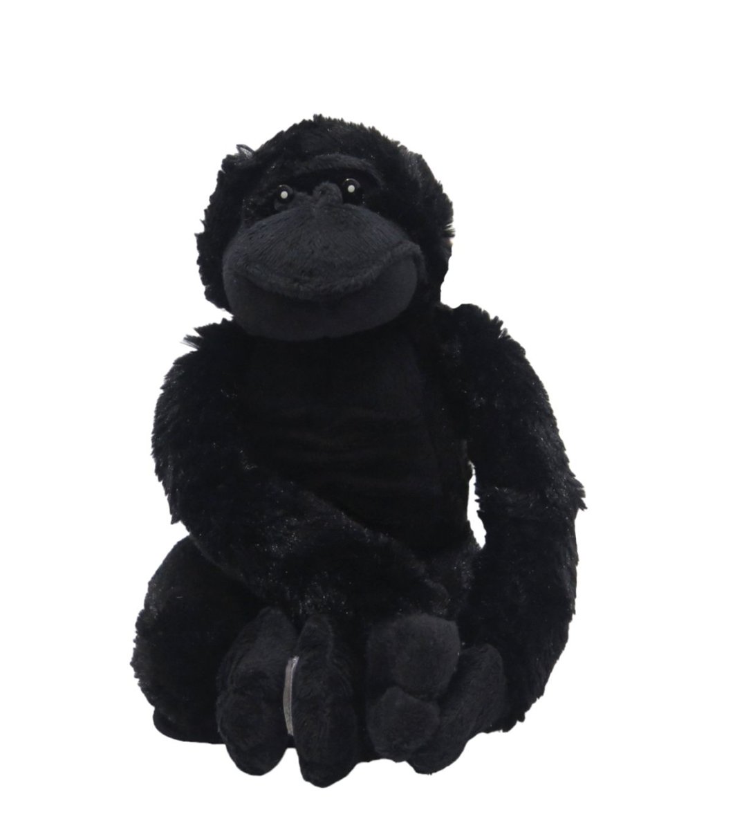 Mono. Abraza con sus manos y pies (con Velcro). Hace sonidos al pasar por adelante