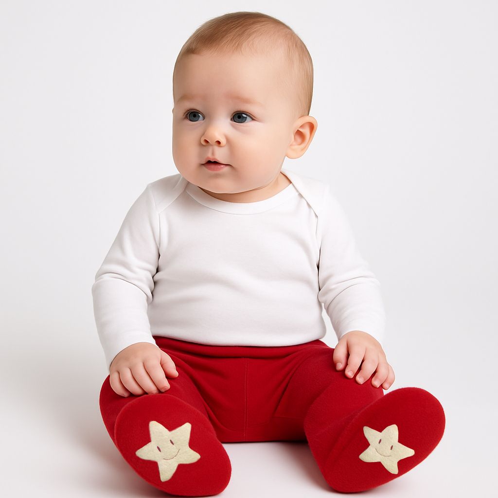 Medio Osito Polar Con Pie Antideslizante