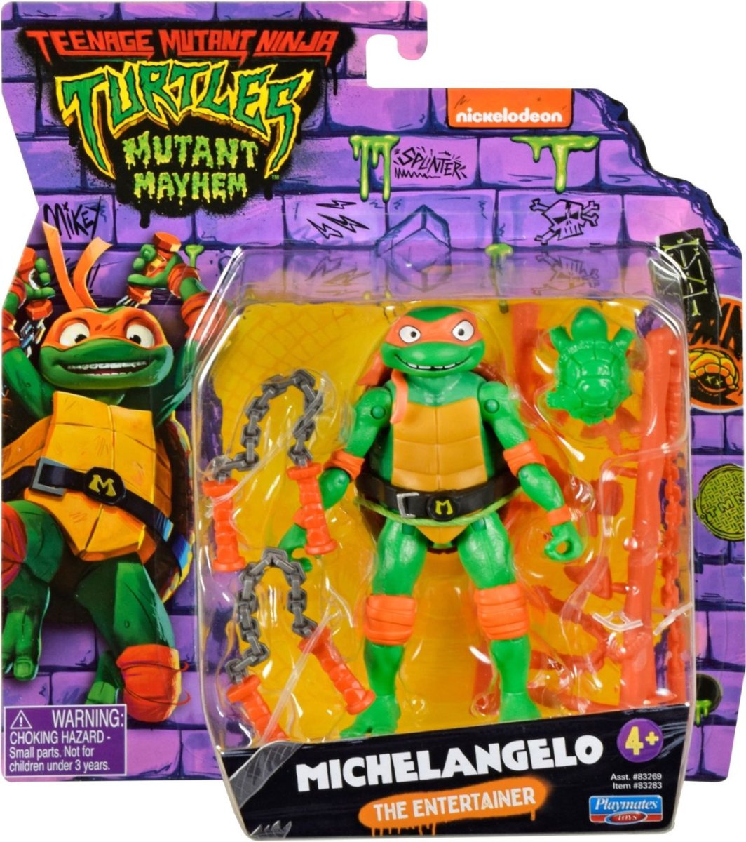 Figura Tortugas Ninjas - Teenage Mutant Ninja Turtles - Michelangelo