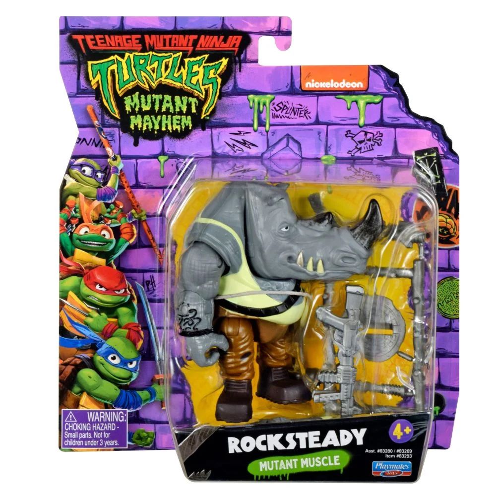 Figura Tortugas Ninjas - Teenage Mutant Ninja Turtles - Rocksteady