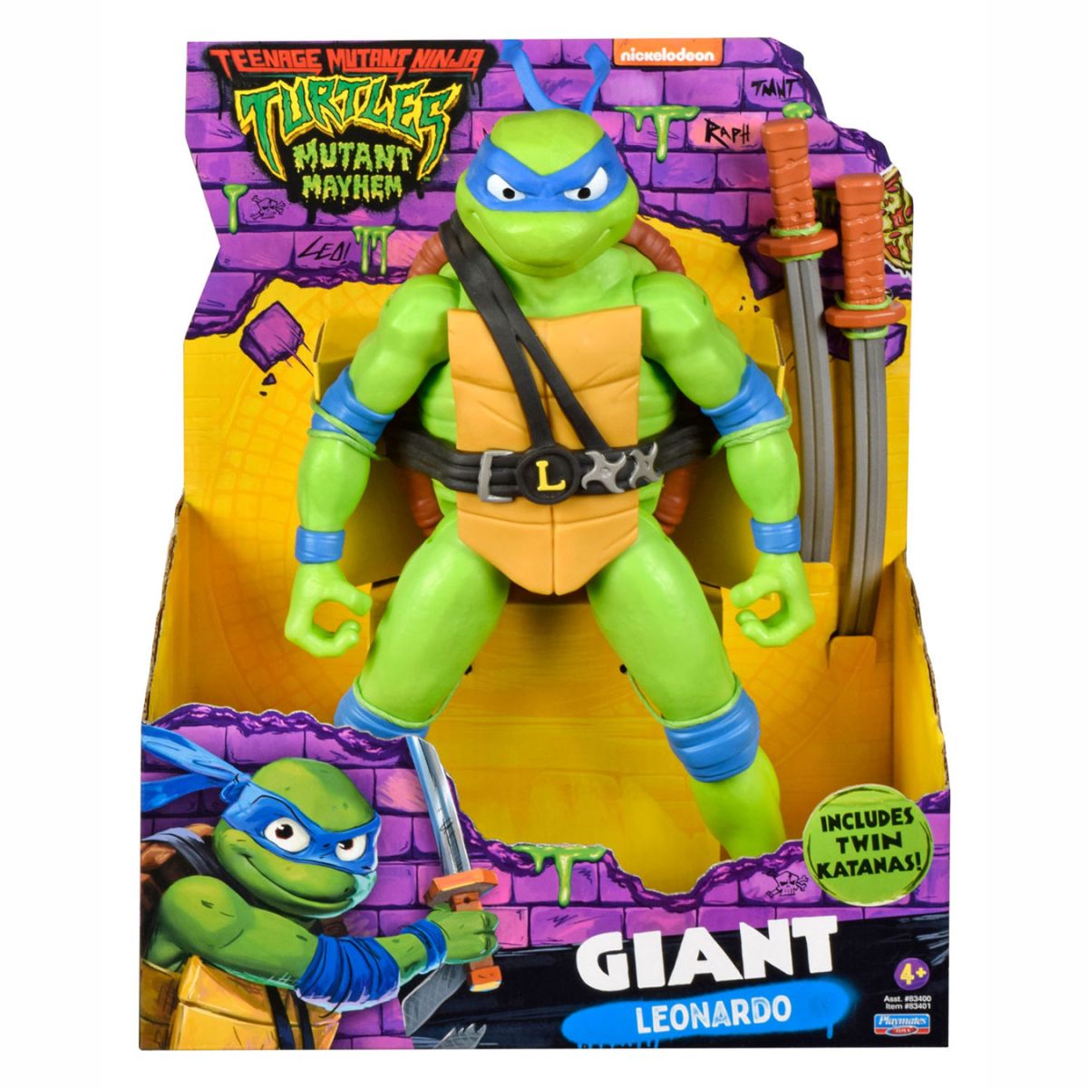 Figura Gigante Tortugas Ninjas - Teenage Mutant Ninja Turtles - Leonardo
