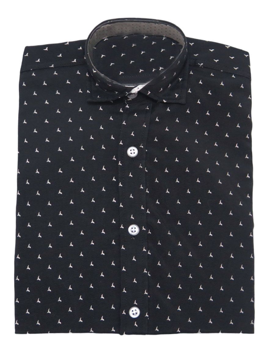 Camisa de Vestir Manga Larga con detalles