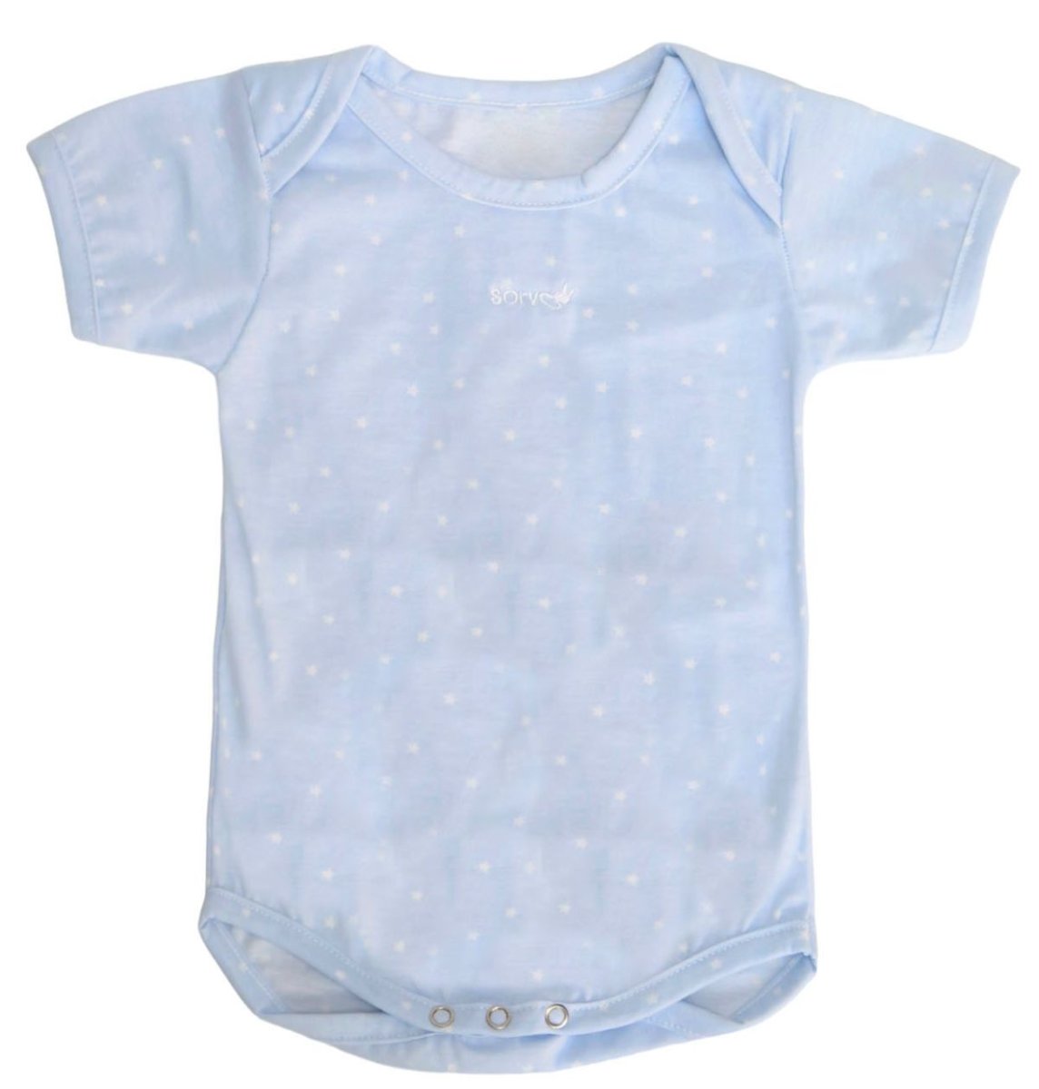 Body Manga Corta Estampado Estrellas