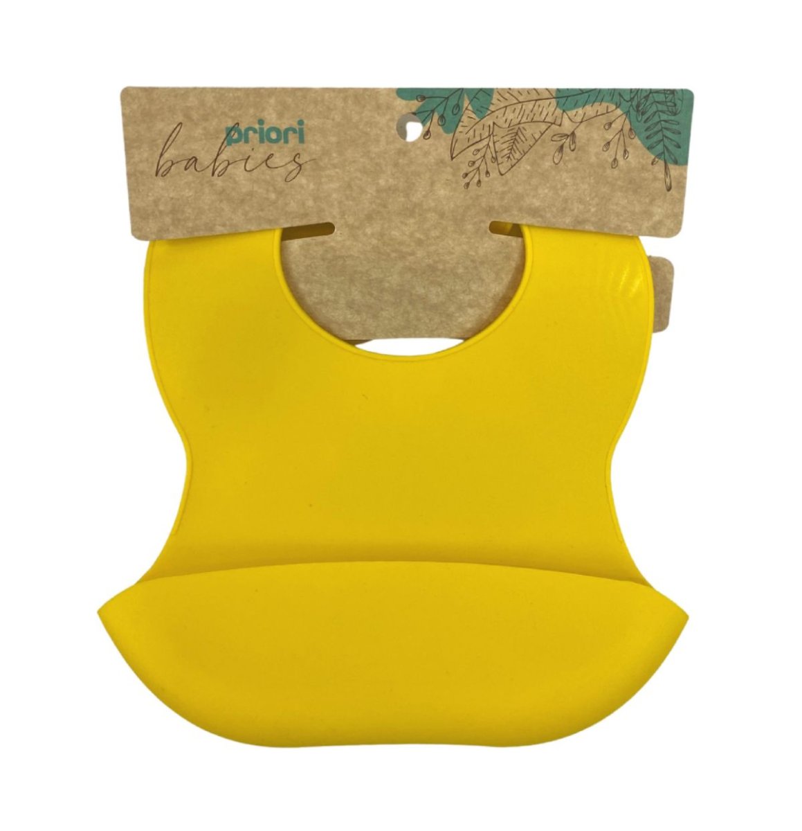 Babero de Silicona Con Cuello Ajustable y Bolsillo