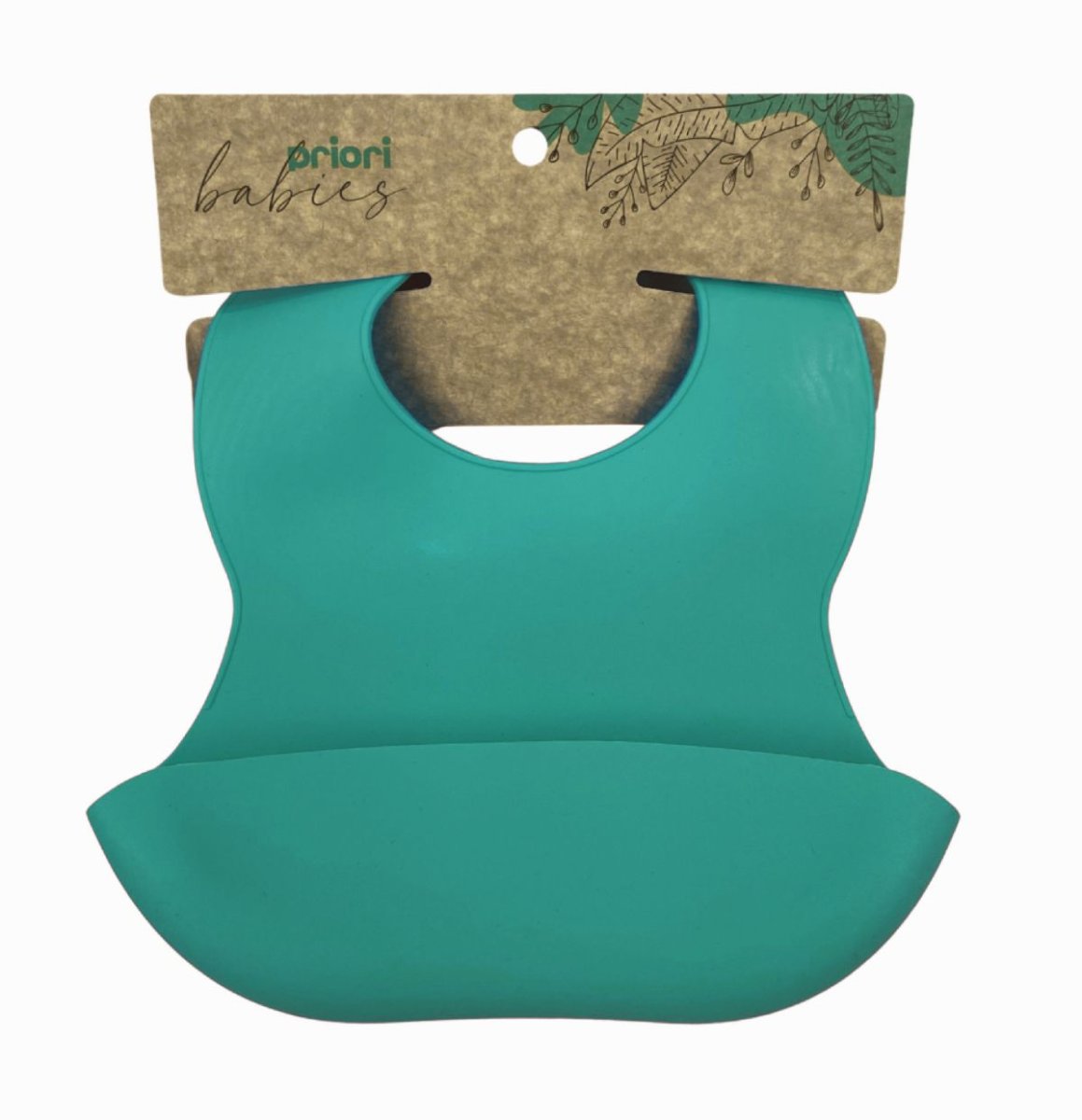 Babero de Silicona Con Cuello Ajustable y Bolsillo
