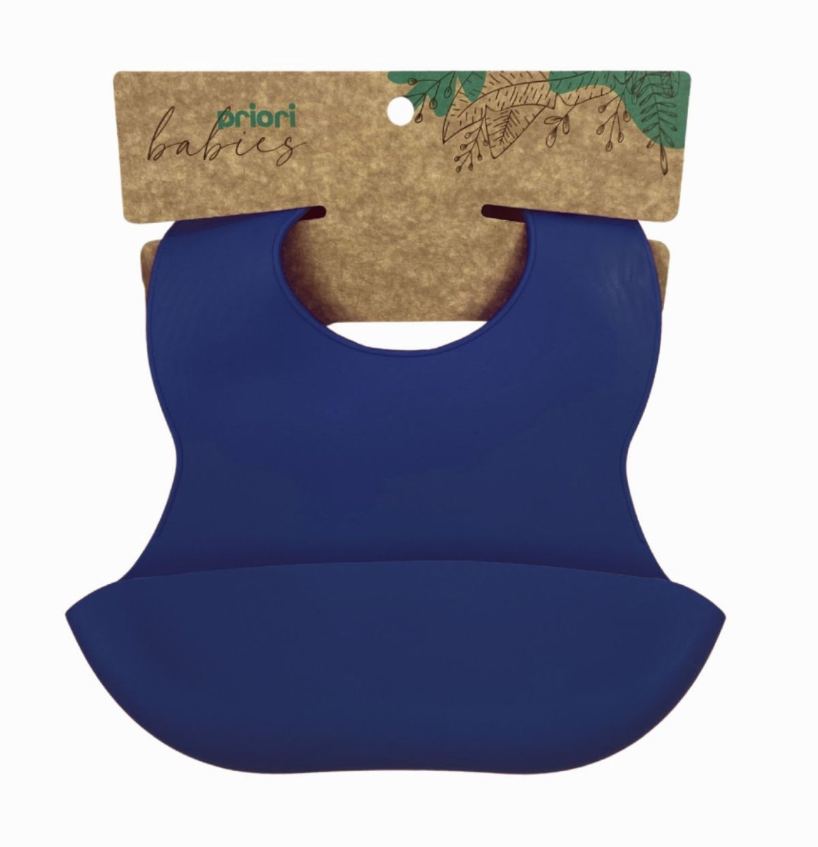 Babero de Silicona Con Cuello Ajustable y Bolsillo