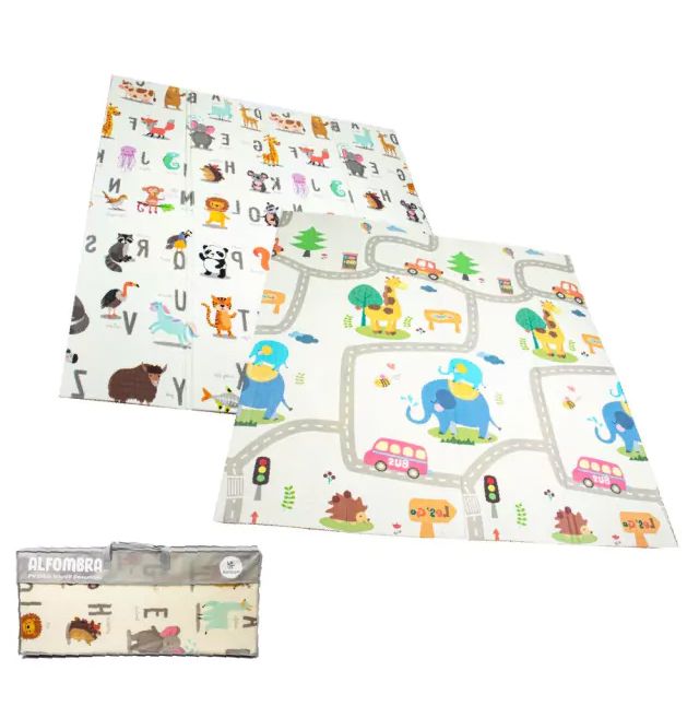 Alfombra Antigolpes Plegable Infantil Reversible 180Cm X 160Cm