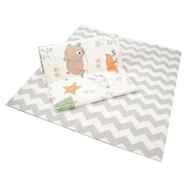 Alfombra Antigolpes Plegable Infantil Reversible 180Cm X 200Cm
