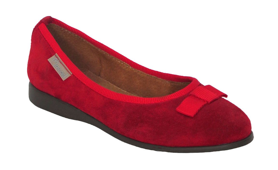 Balerina Gamuza Forrado con moño