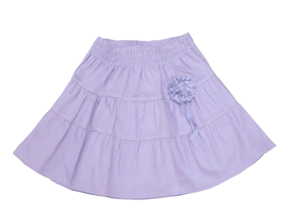 Pollera gabardina lisa