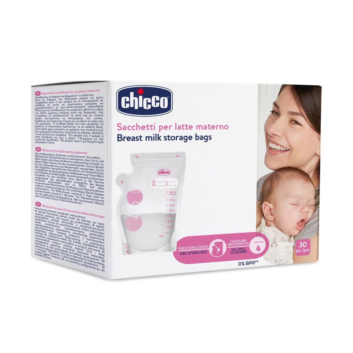 Bolsas Contenedoras De Leche Materna - Bolsita - Sachet - 30 Unidades