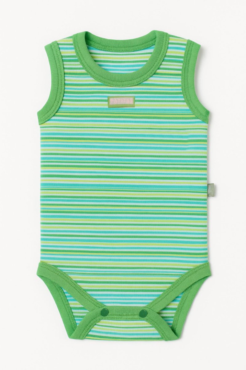 Body sin Mangas Estampado Rayado