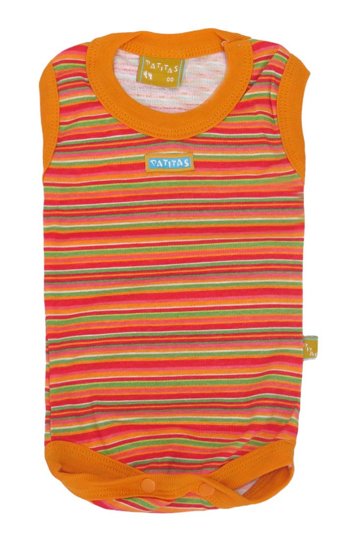 Body sin Mangas Estampado Rayado