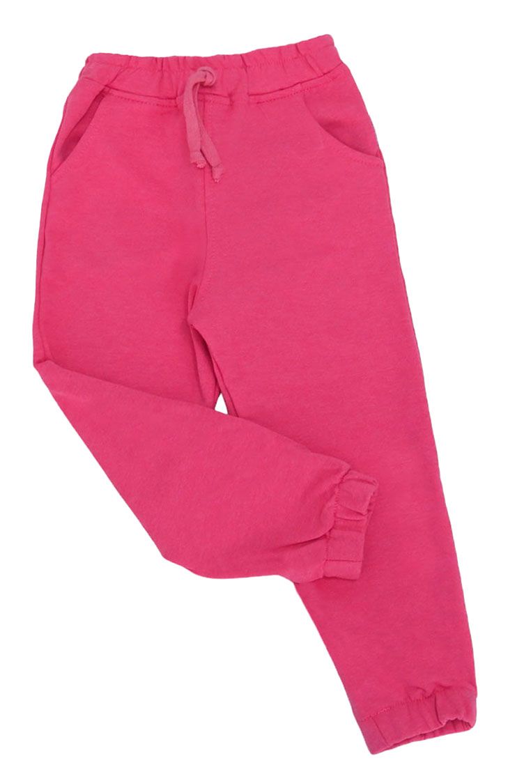 Pantalon De Algodon Rustico Con Puño Nena