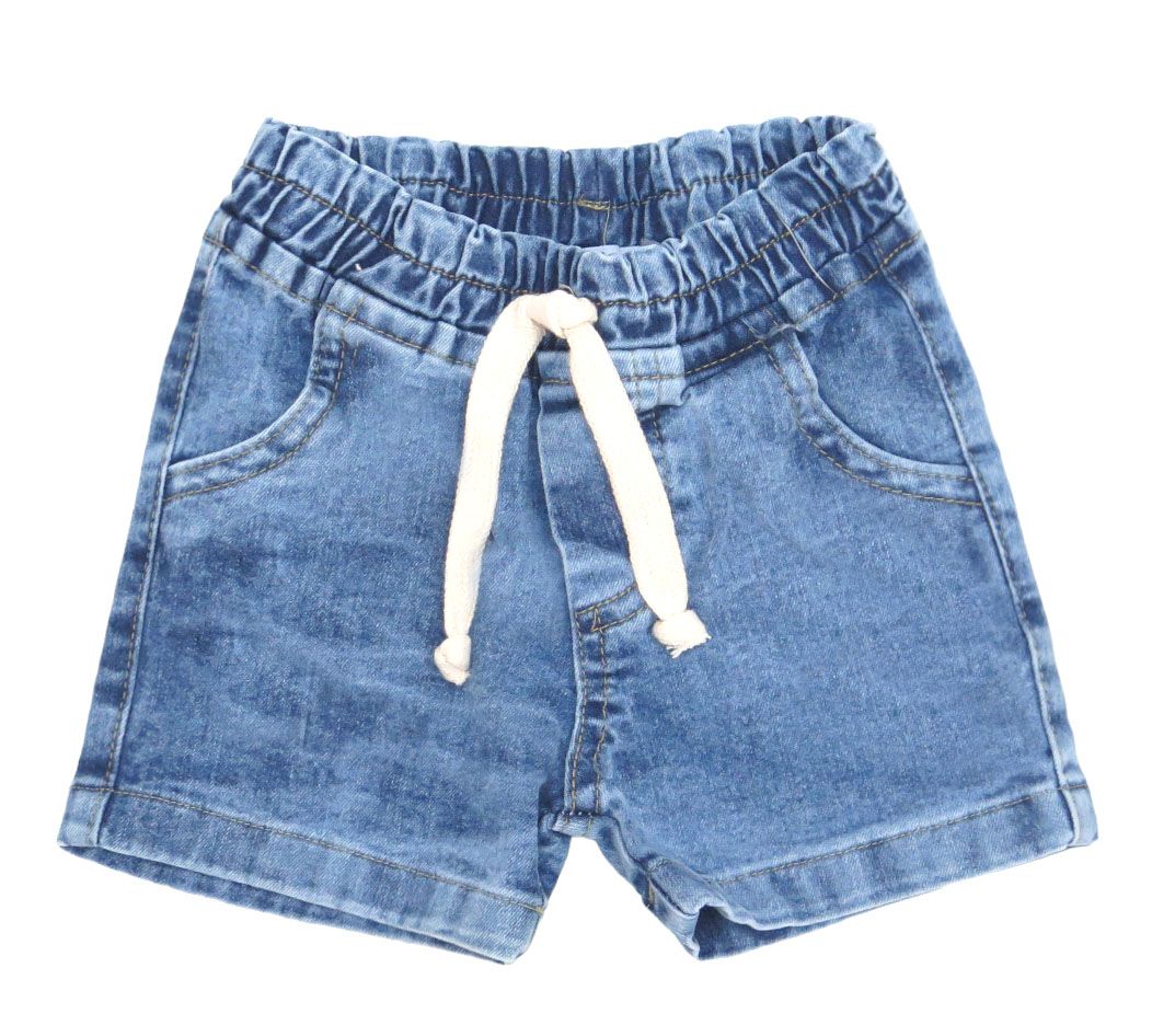 Short De Jeans Elastizado Bebe