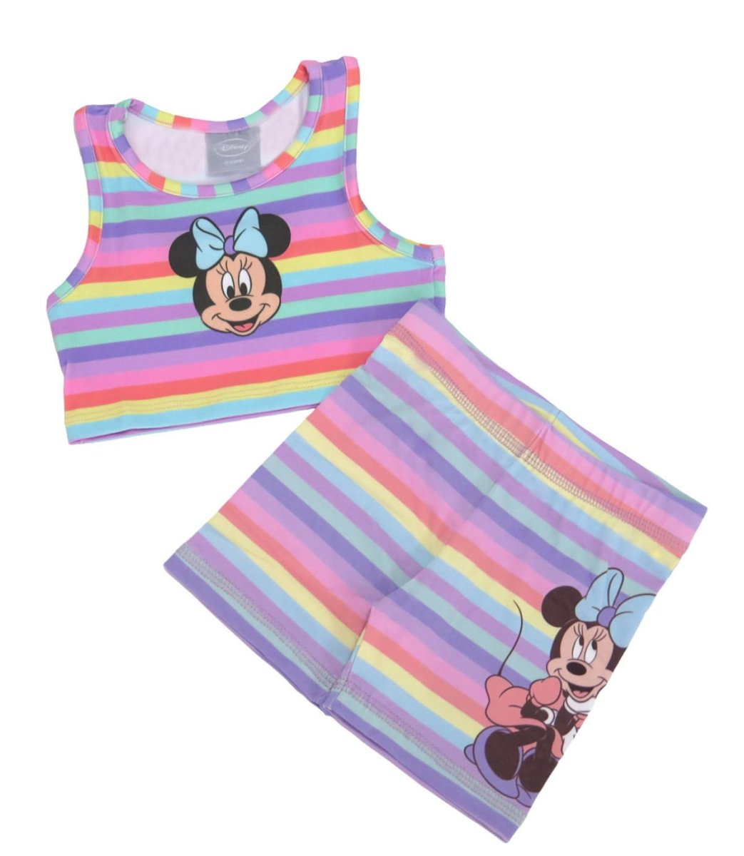 Conjunto de Musculosa y Ciclista De Lycra Minnie