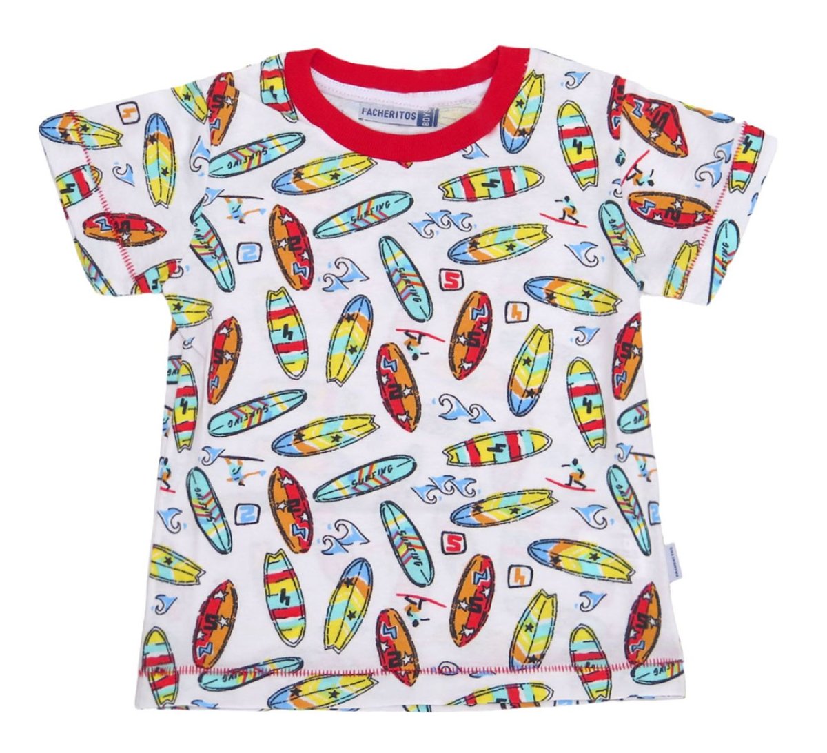 Remera De Algodon Con Estampado Varon