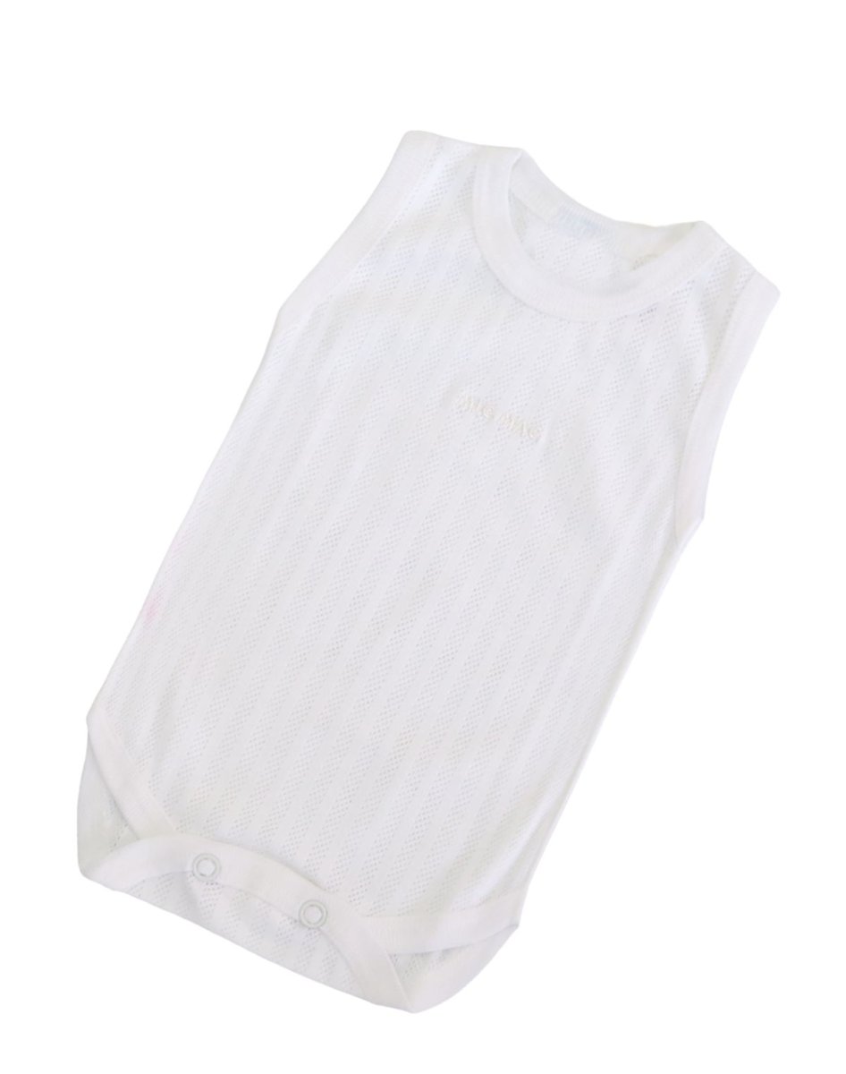 Body Sin Mangas Liso Desagujado