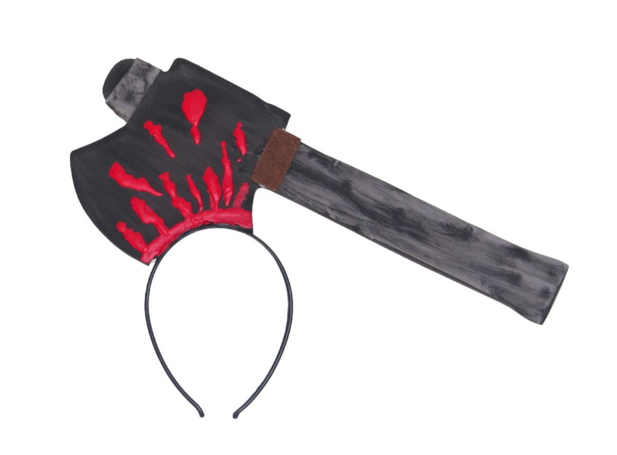 Vincha Con Hacha De Goma Eva - Halloween