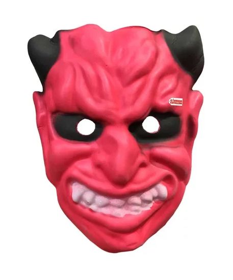 Mascara Careta Halloween Diablo - Goma Eva