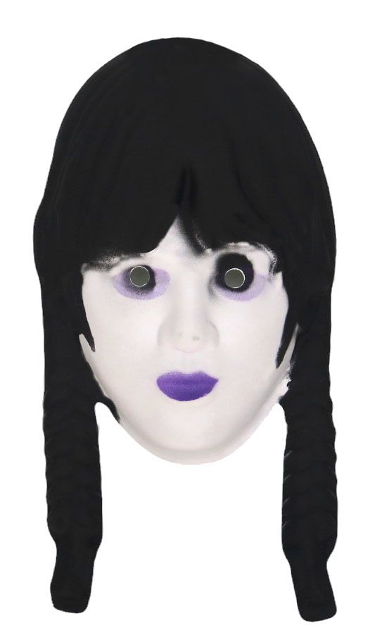 Mascara Careta Halloween Merlina - Goma Eva