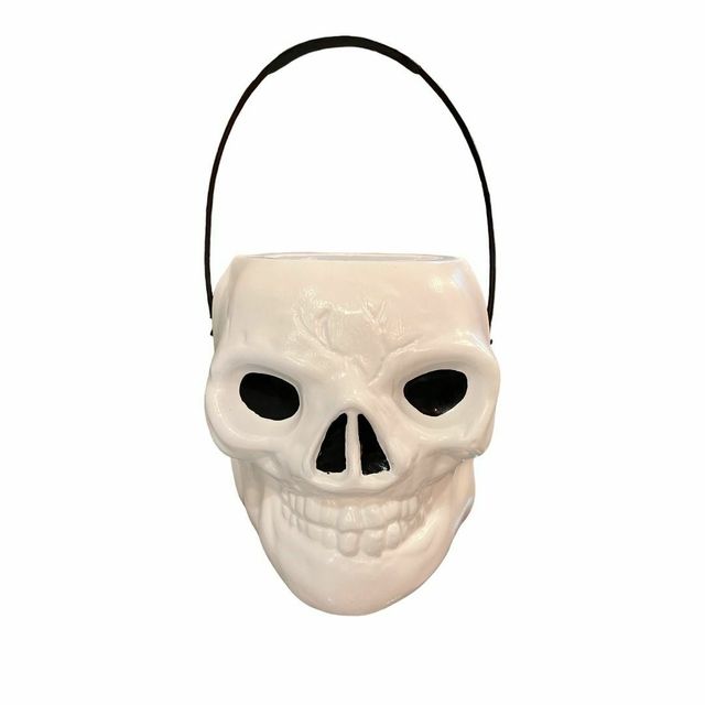Caramelera Esqueleto Calavera Para Caramelos - Cesto