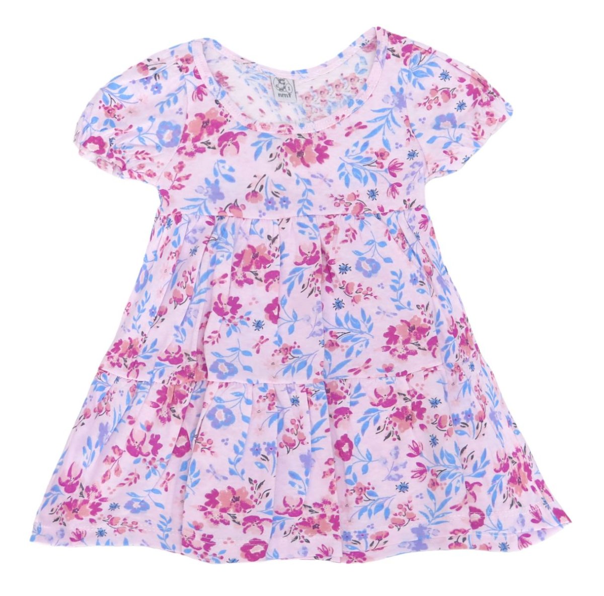 Vestido de algodon estampado Floreado